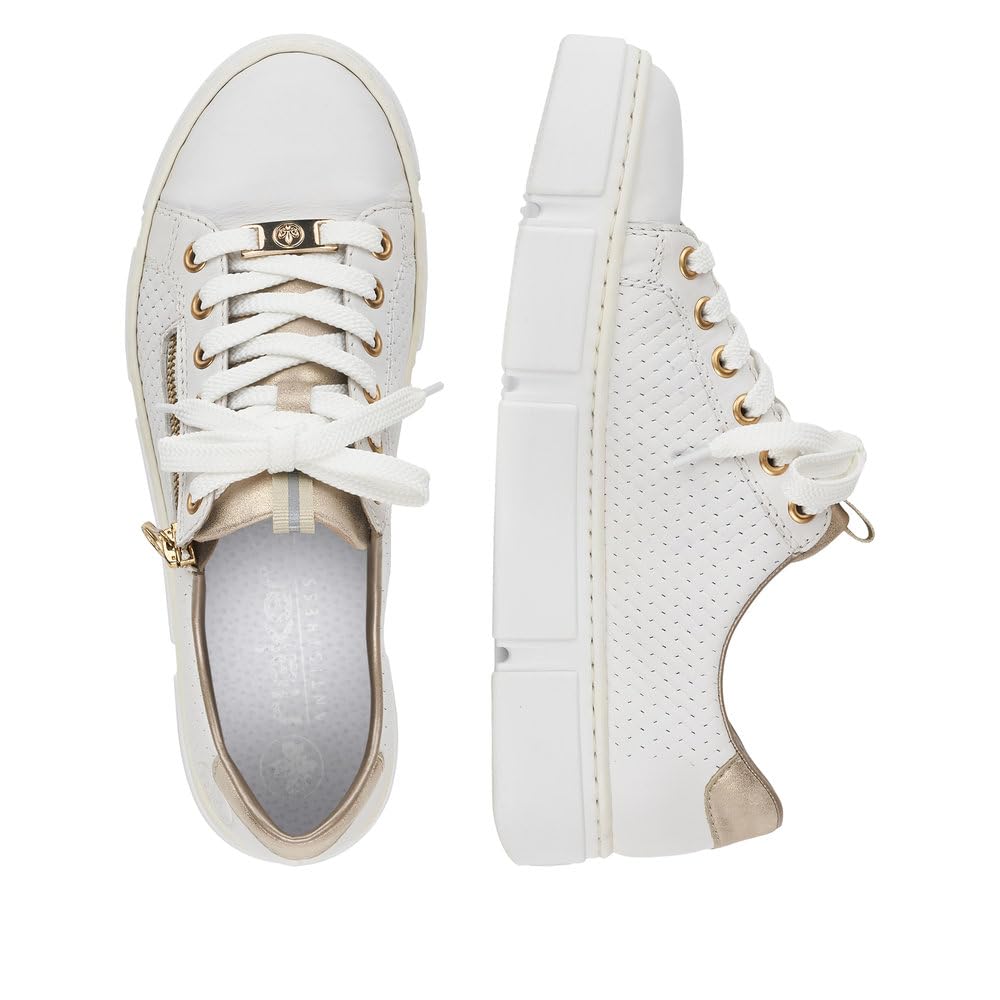 Rieker Women's Low-Top Sneaker N5932 – Stylish Leather Sneakers