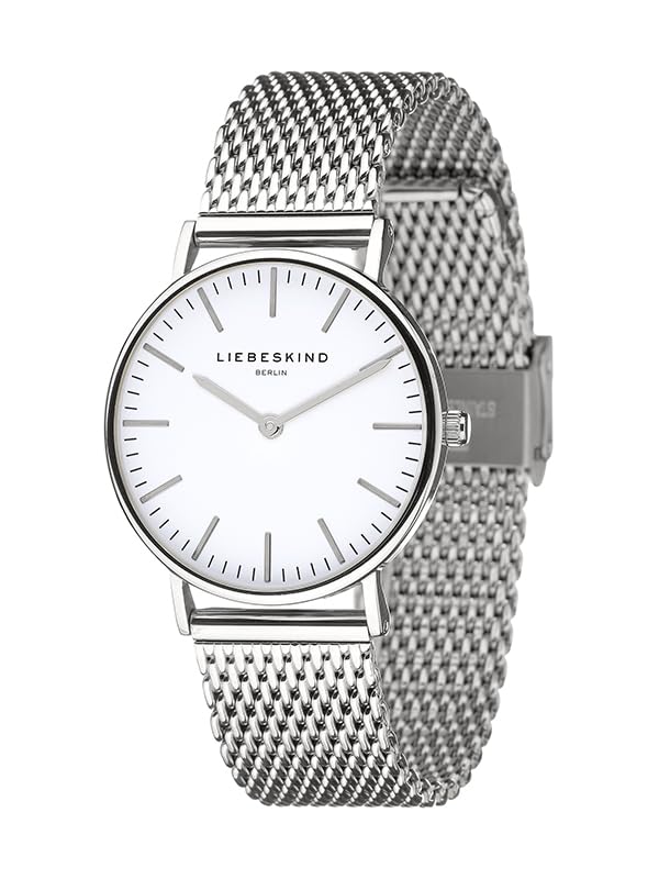 Liebeskind Berlin stainless steel watch with adjustable mesh strap