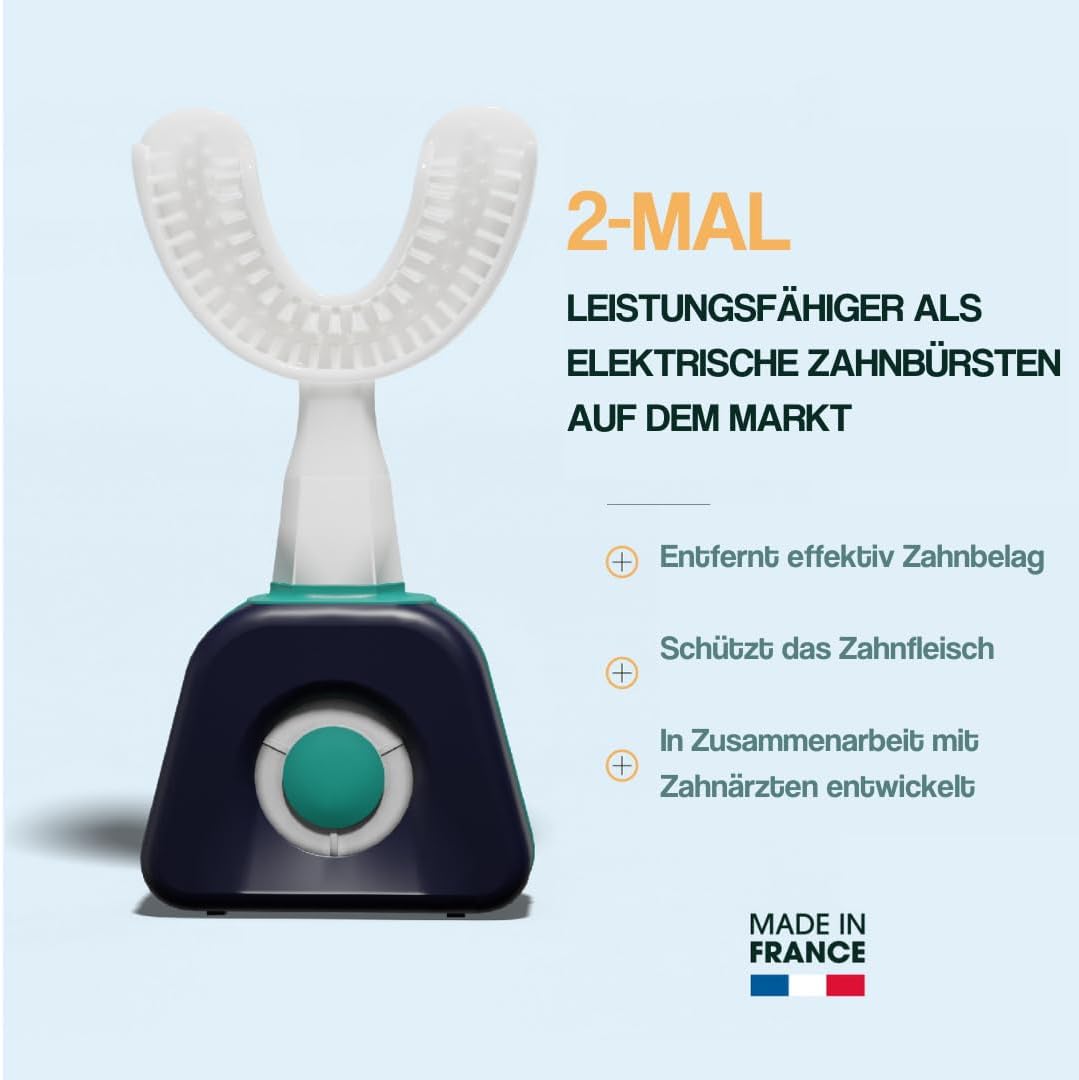 Y-Brush - Elektrische Zahnbürste - Y-Bürste - 3 Monate Laufzeit - NylonStart