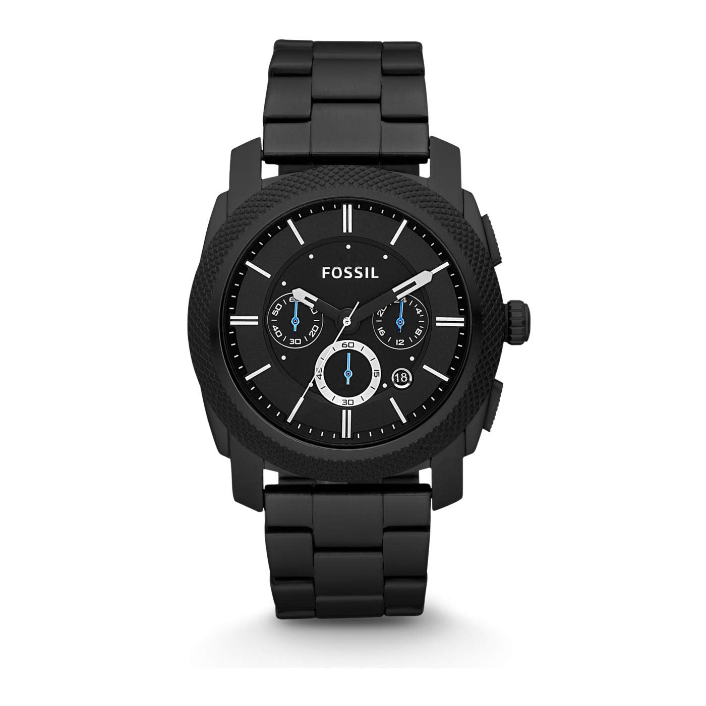 Fossil Machine Uhr für Herren, Chronographenwerk mit Edelstahl- oder Lederarmband