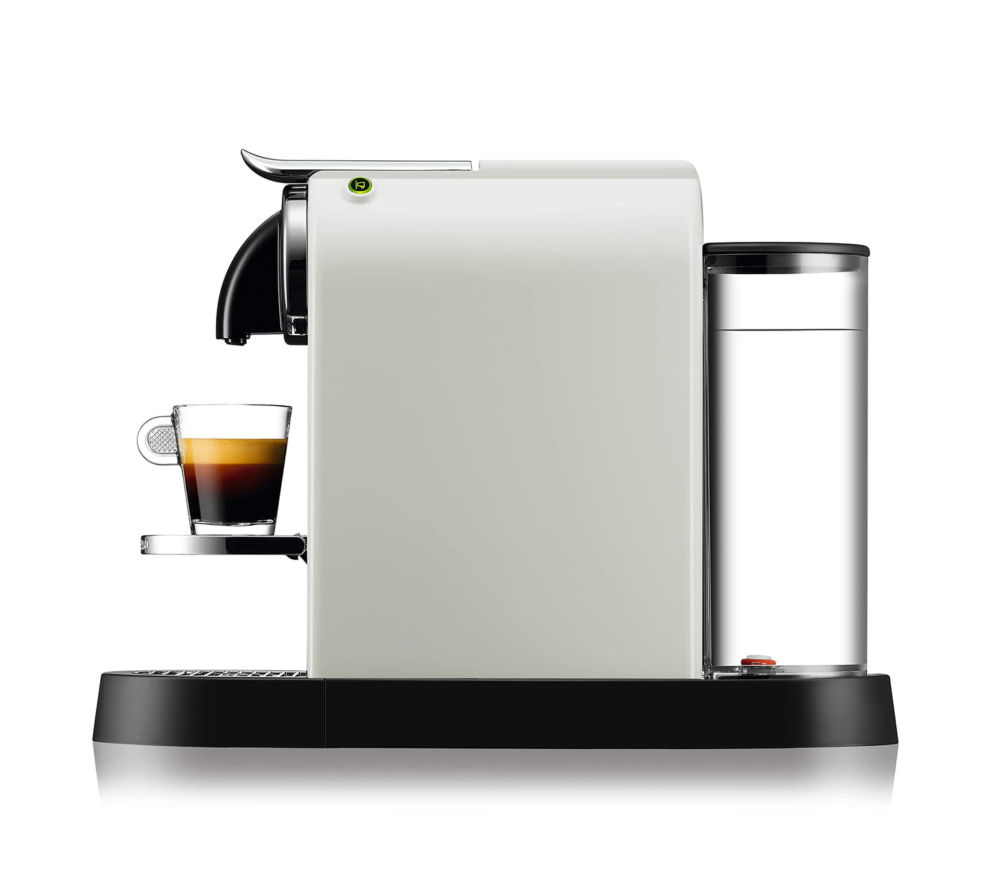Nespresso De'Longhi EN167.W Citiz Kaffeekapselmaschine, Hochdruckpumpe und ideale Wärmeregelung ohne Aeroccino (Milchaufschäumer), Energiesparfunktion,1260W,37.4 x 11.9 x 25.5 cm, Creme-weiß