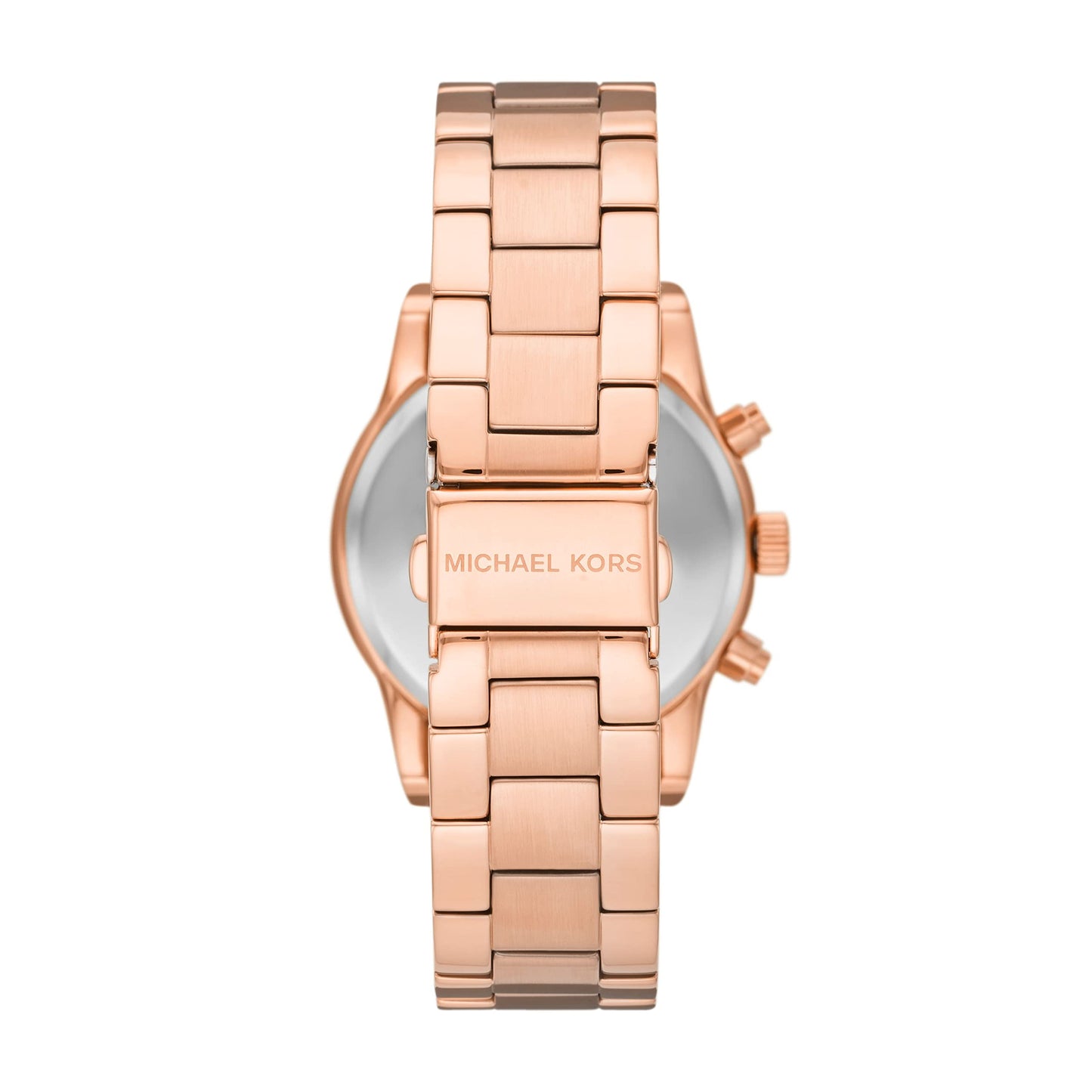 Michael Kors ladies' watch Ritz, 37 mm case size, quartz chronograph movement, stainless steel bracelet