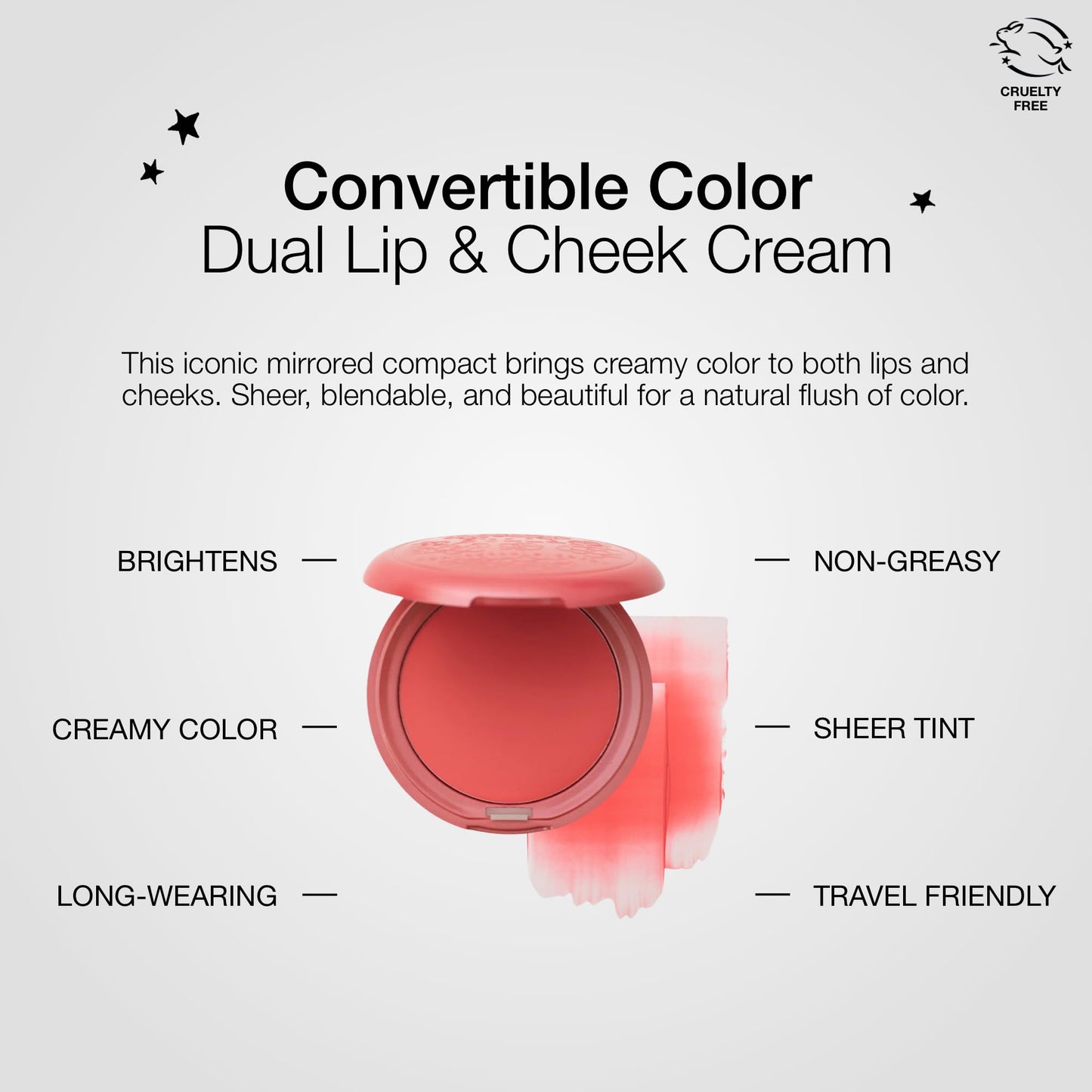 Stila Convertible Color Lips & Cheeks – Magnolia (0.15 oz, Red)