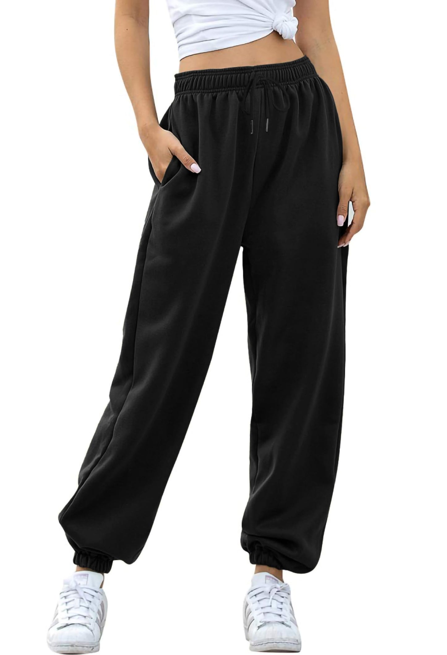 Jhsnjnr Women’s High Waist Jogging Sweatpants