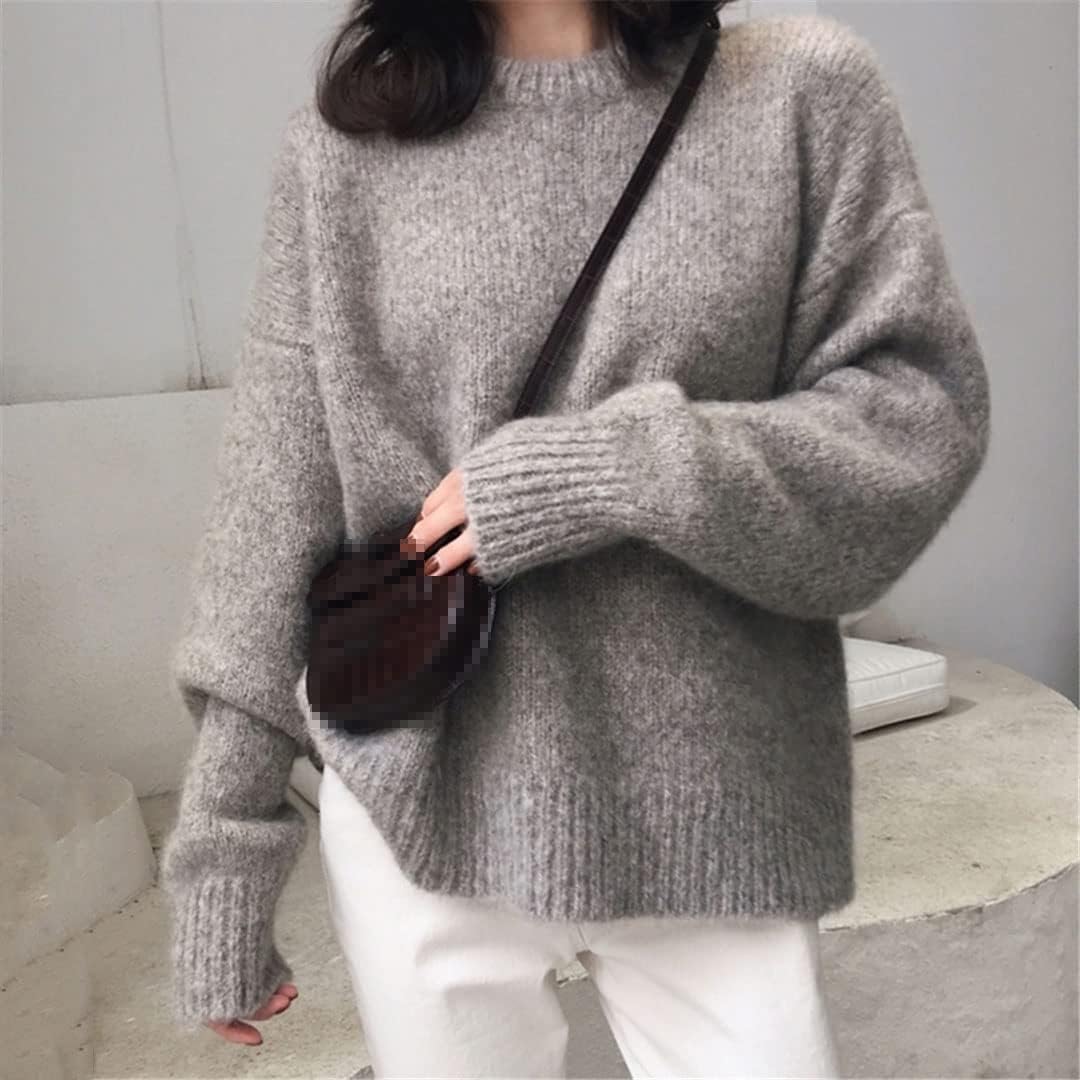 Alloaone Women's Oversized Cashmere Wool Knit Sweater