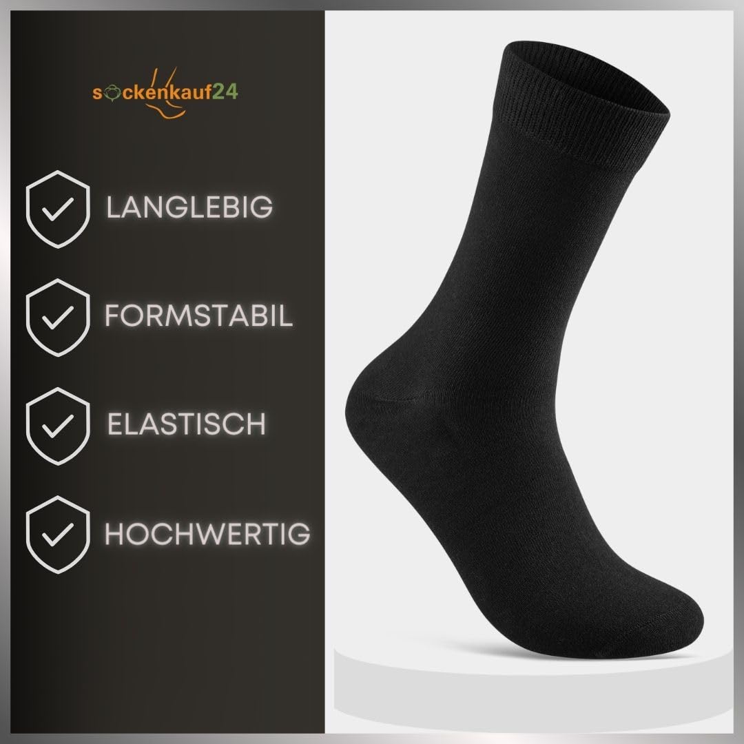 Socks for Men – 10 Pair Business Cotton Dress Socks