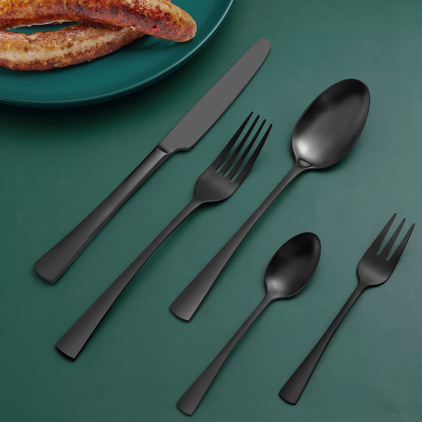 Bestdin Besteck Set 6 Personen, 30 teilig Edelstahl Besteckset, Essbesteck Set mit Messer Gabel Löffel, Hochwertiges Edelstahlbesteck, Spülmaschinenfest.