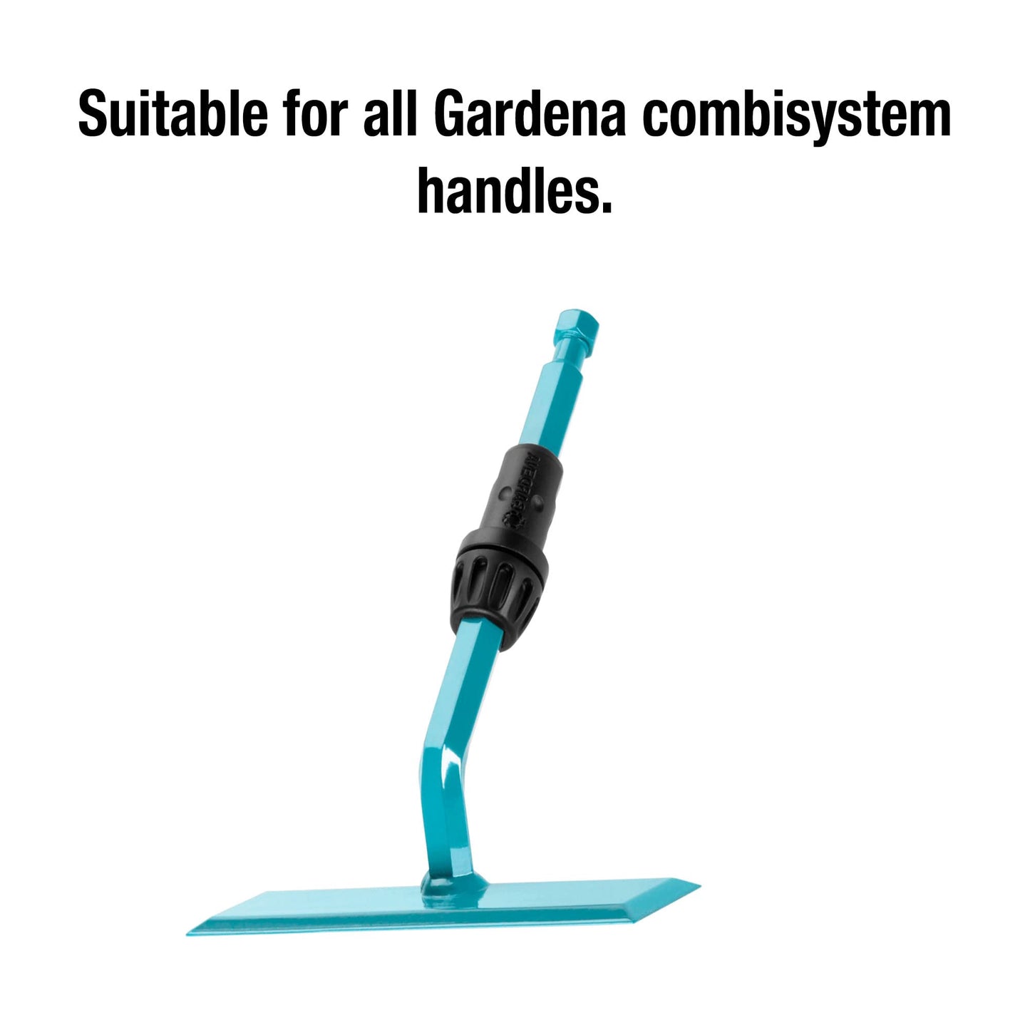 Gardena combisystem-Rübenhacke: Gartenhacke zum Jäten und Hacken von Unkraut, 8 cm Arbeitsbreite, aus Qualitätsstahl, rostfreies Edelstahlblatt, passend zu Allen combisystem-Stielen (3180-20)