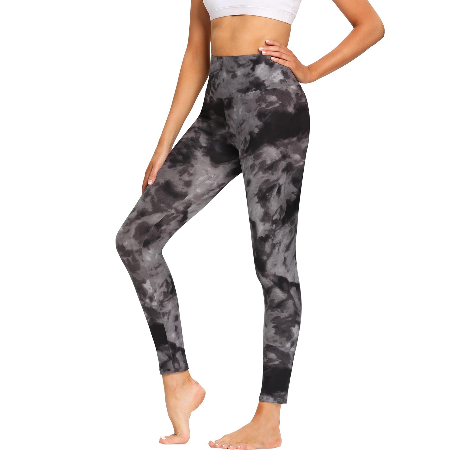 FOTOCITI Women’s High Waist Elastic Sport Leggings – Stretchy Fitness & Yoga Pants