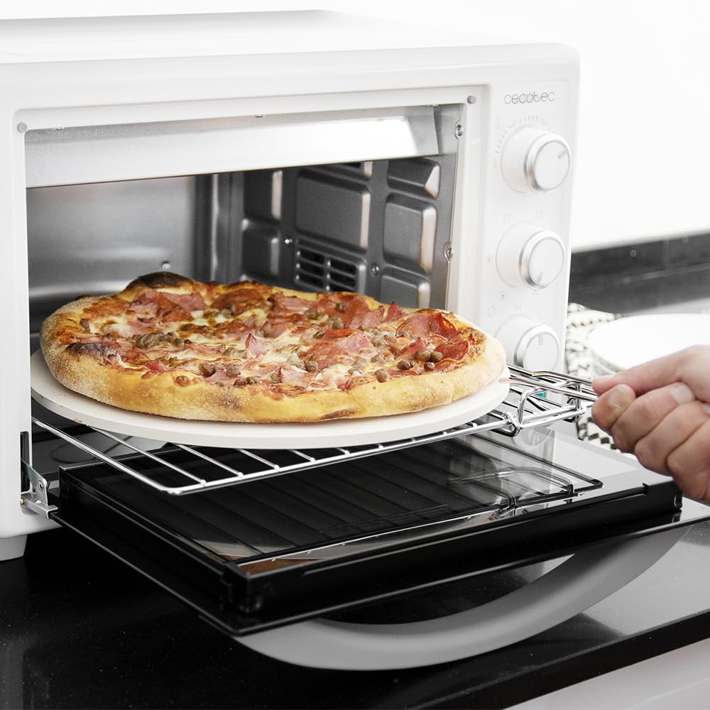 Cecotec Tischofen Bake&Toast 1090 Black, 10 L, 1000 W, 60-Minuten-Timer, Temperaturregelung bis zu 230ºC, Backblech, Grillrost und Zange mit Griff