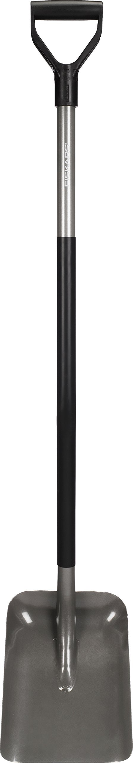 Fiskars Gärtnerspaten, Spitz, Spaten für harte, steinige Böden, Länge: 125 cm, Hochwertiger Borstahl, Grau/Schwarz, Ergonomic, 1070639