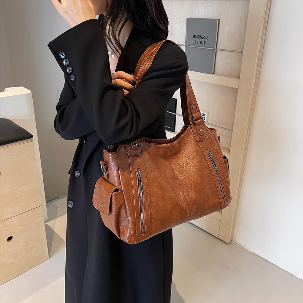 Generish Soft Leather Tote Bag for Women
