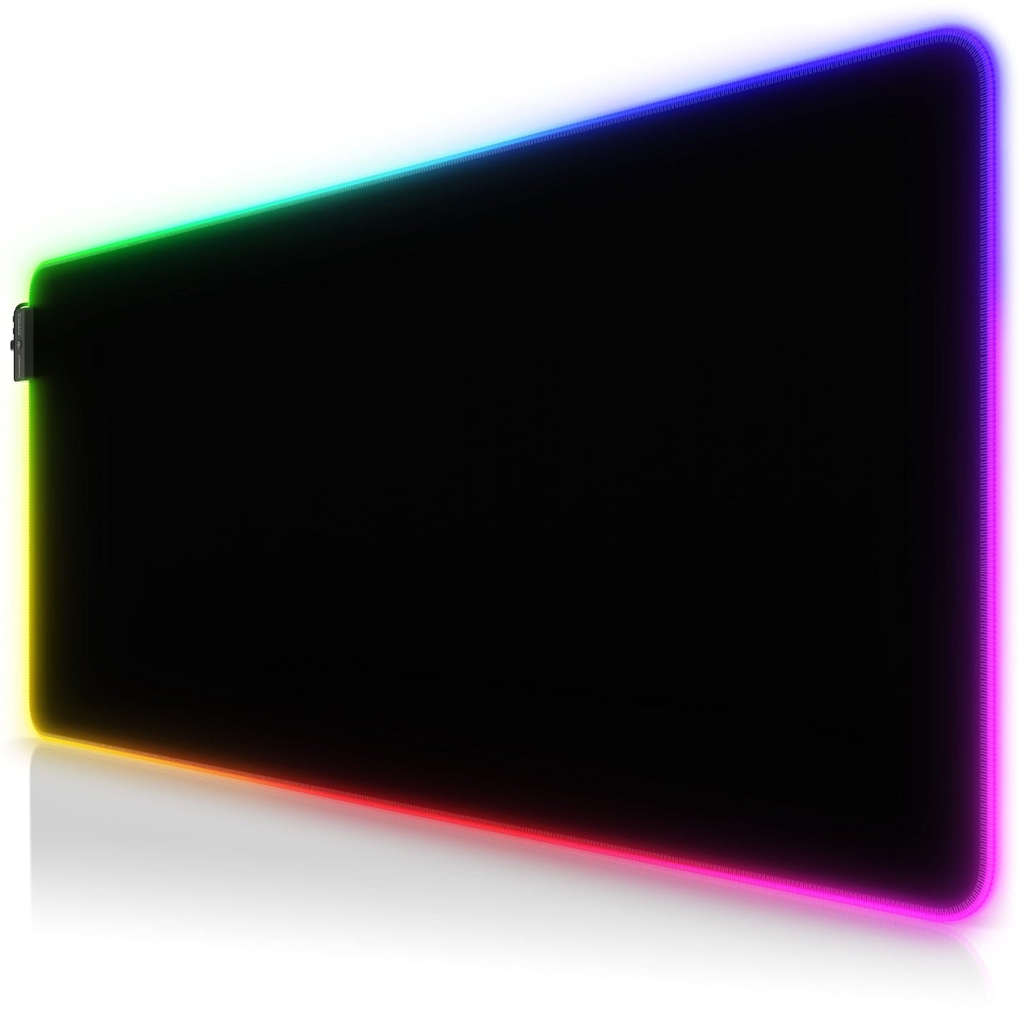 TITANWOLF - RGB Gaming Mauspad - LED Schreibtischunterlage - 800x300 mm - XXL Mousepad - LED Multi Color - 11 Beleuchtungs-Modi - 7 LED Farben Plus 4 Effektmodi - abwaschbar - Stars