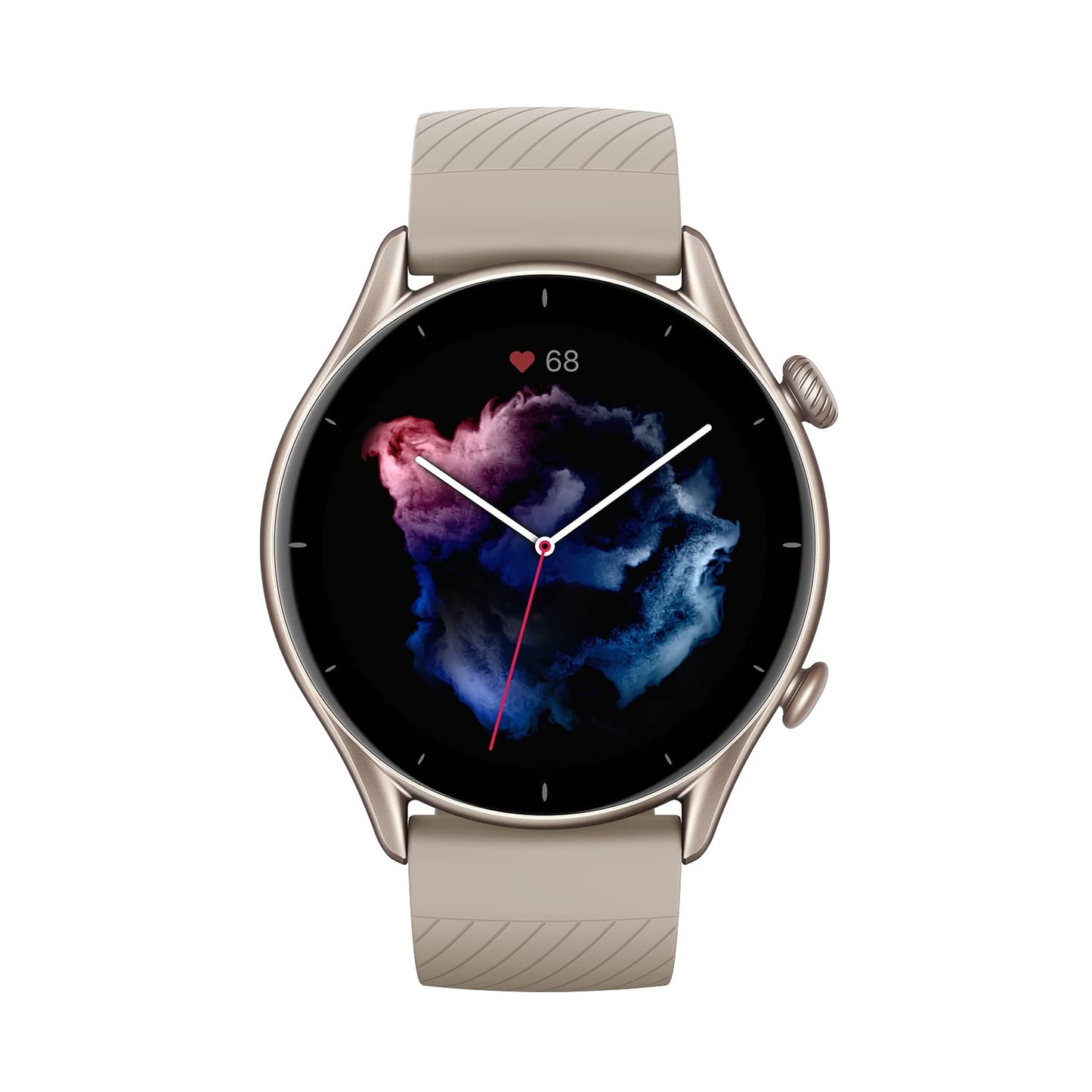 Amazfit Smartwatch GTR 3 46mm mit Gesundheitsüberwachung, SpO2, Zyklusüberwachung, GPS Sportuhr mit 150+ Sportmodi, 21 Tage Akku, Alexa für Herren Damen, Schwarz, Einheitsgröße
