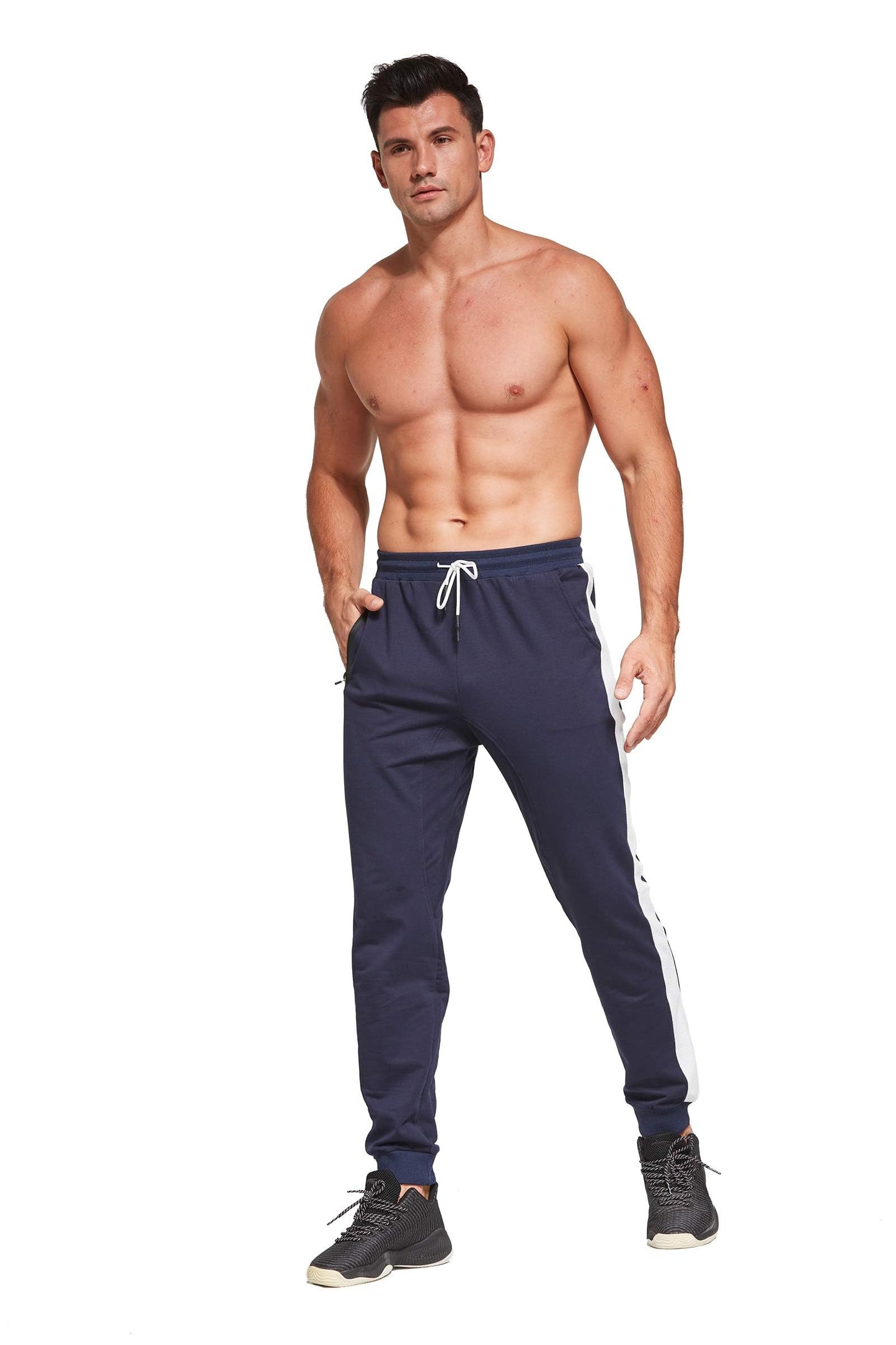 Tansozer Men’s Jogging Pants – Cotton Fitness Trousers