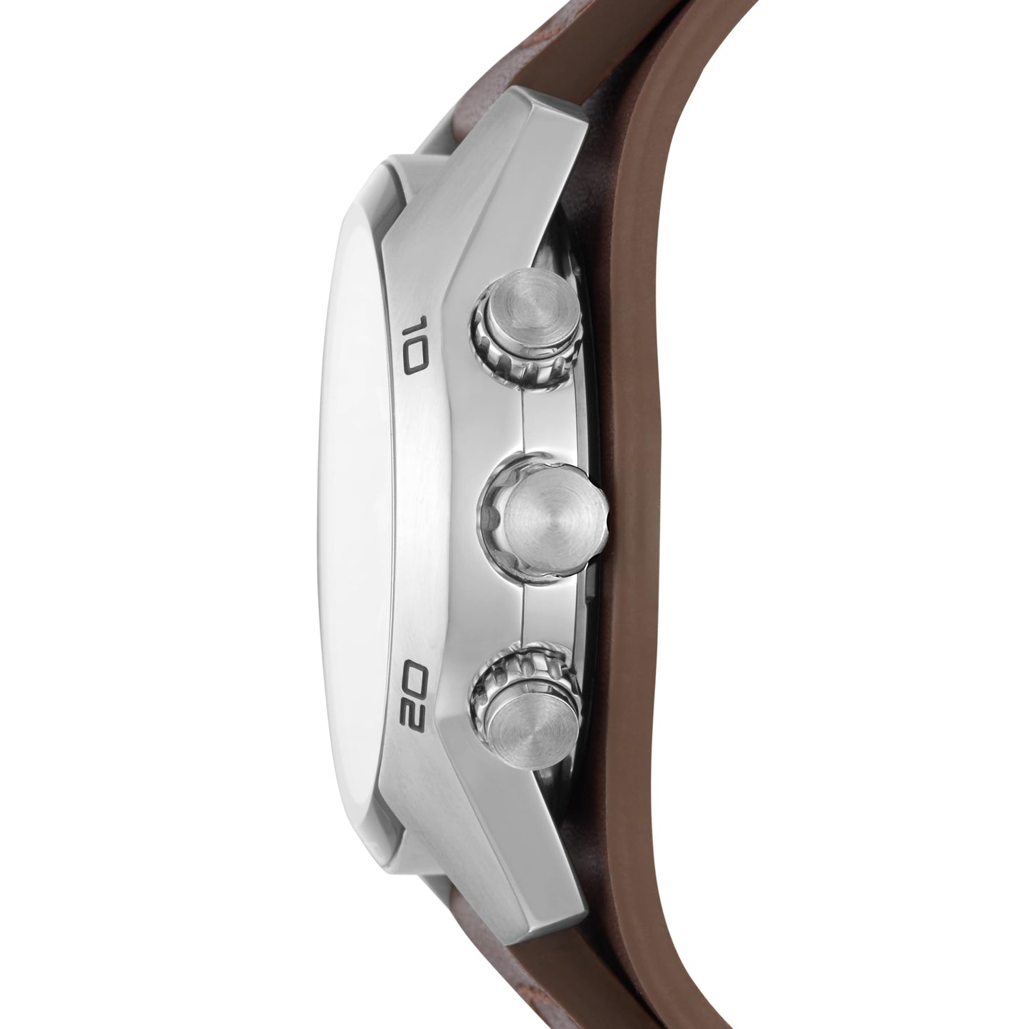 Fossil Coachman Uhr für Herren, Chronographenwerk mit Edelstahl- oder Lederarmband