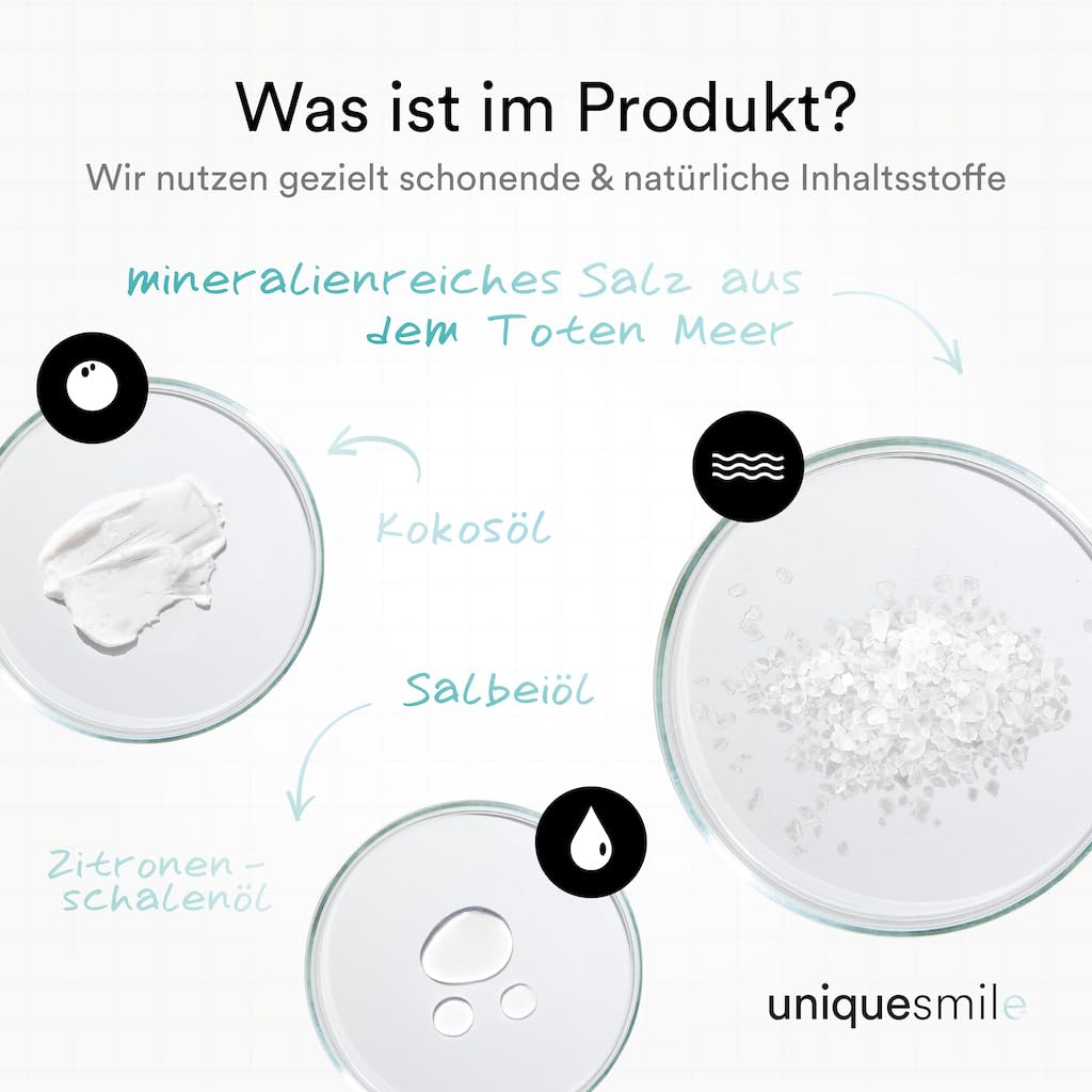 Uniquesmile Zahnaufhellung Whitening Strips - Testsieger 2024-100 Tage risikofrei testen - frei von Peroxid - innovative Formel mit natürlichen Inhaltsstoffen (Sparset 40 Stück)