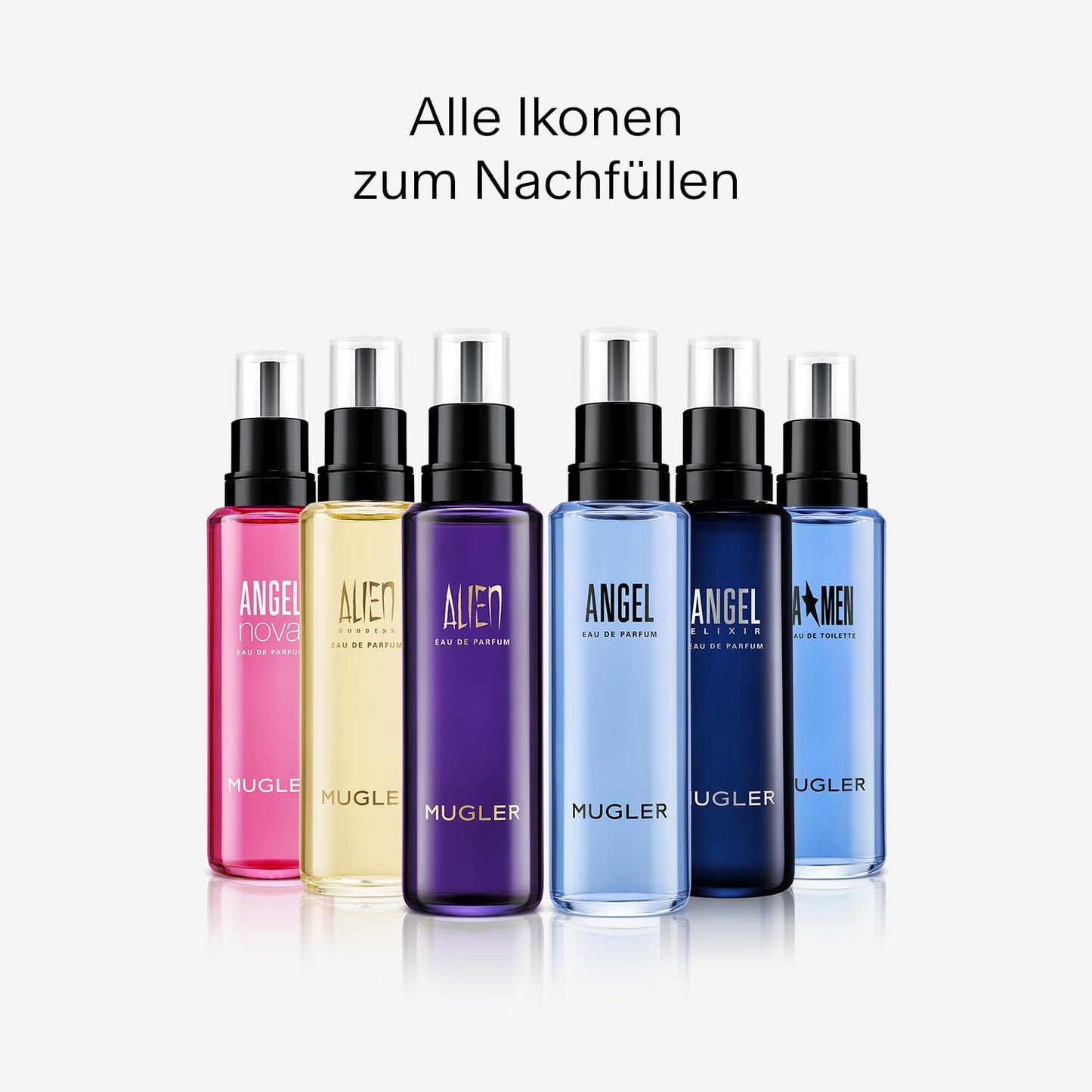 MUGLER Alien Eau de Parfum Ambery Woody Floral Exceptional Fragrance Refillable for Women