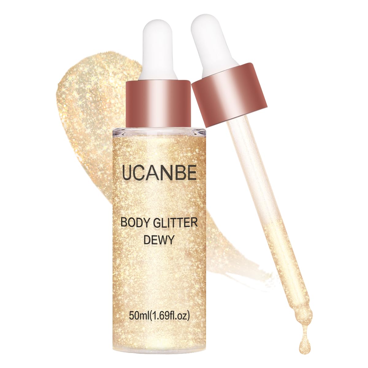UCANBE Liquid Highlighter – Hydrating Body & Face Luminizer (3 Bottles)