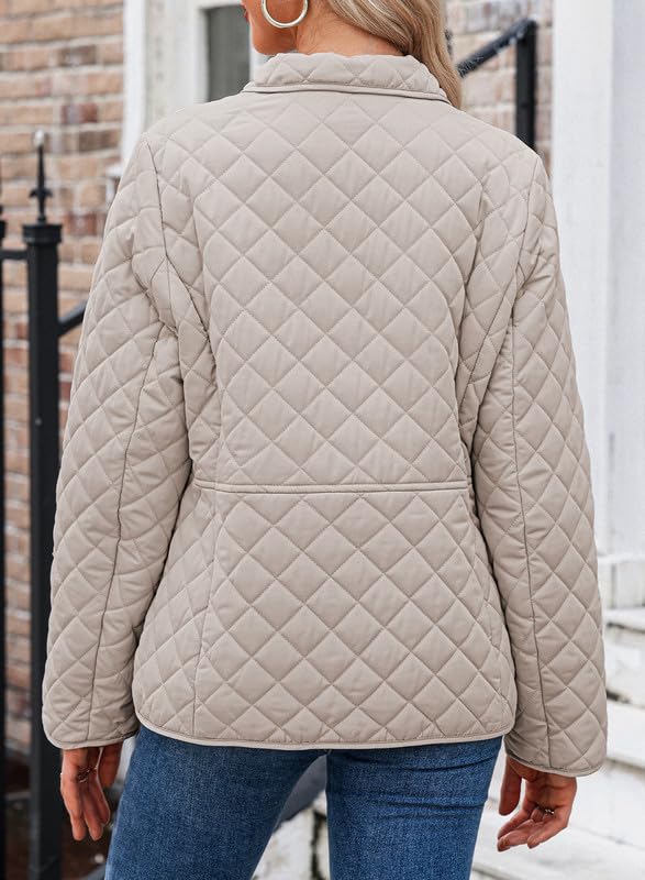 Dokotoo Women’s Quilted Winter Jacket – Warm Puffer Coat with Pockets