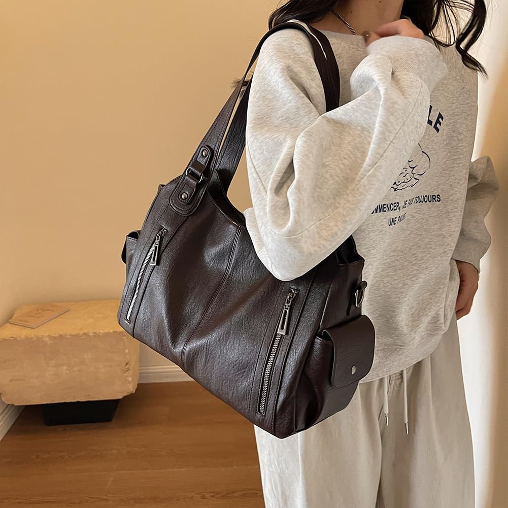 Generish Soft Leather Tote Bag for Women