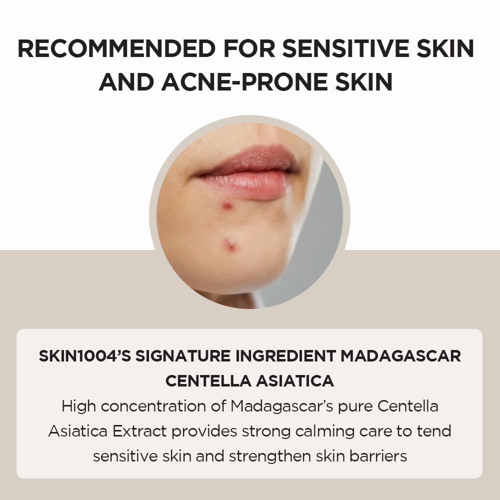 Skin1004, Centella Asiatica del Madagascar 100 ampoules (ml) / Facial serum / 100% Centella Asiatica extract/Soothing skin for sensitive and acne-prone skin