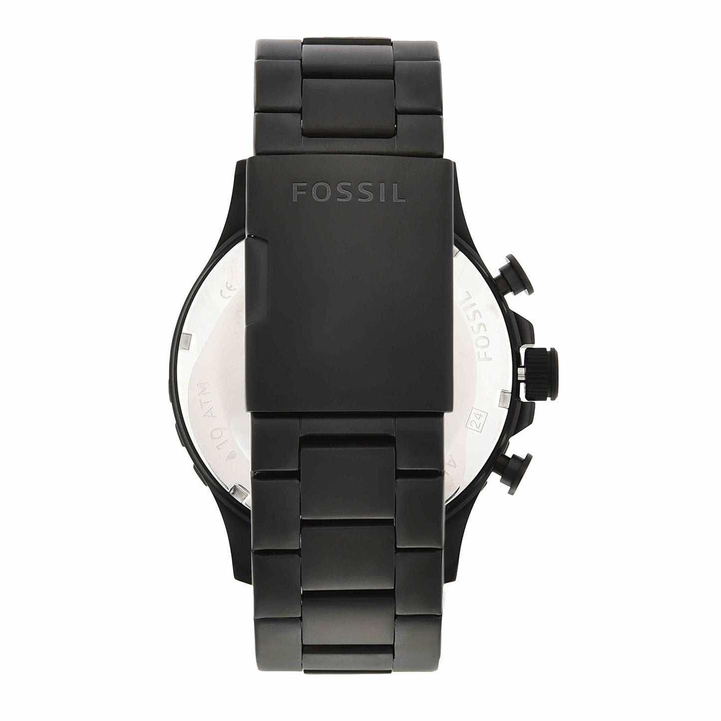 Fossil Nate Uhr Für Herren, Quarzwerk Chronograph Mit Edelstahl- Oder Lederarmband