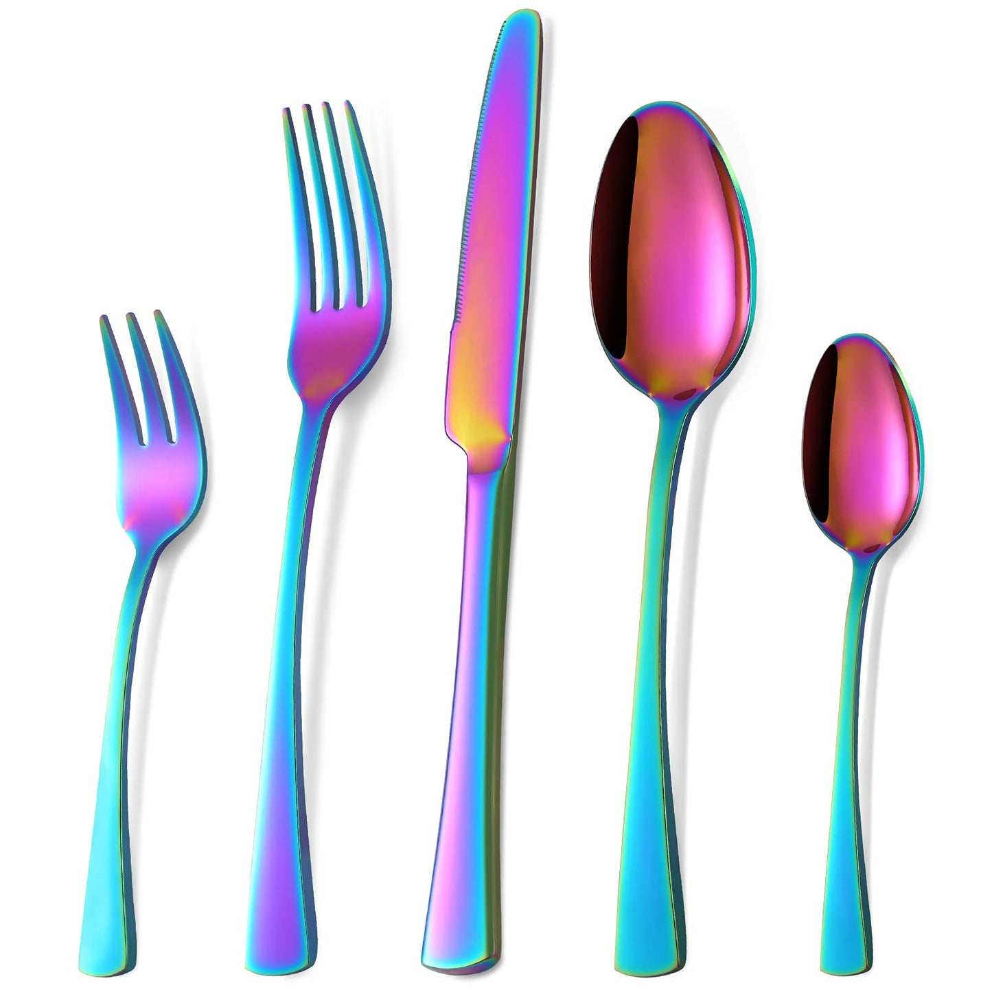 Bestdin Besteck Set 6 Personen, 30 teilig Edelstahl Besteckset, Essbesteck Set mit Messer Gabel Löffel, Hochwertiges Edelstahlbesteck, Spülmaschinenfest.