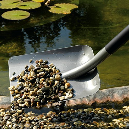 Fiskars Gärtnerspaten, Spitz, Spaten für harte, steinige Böden, Länge: 125 cm, Hochwertiger Borstahl, Grau/Schwarz, Ergonomic, 1070639