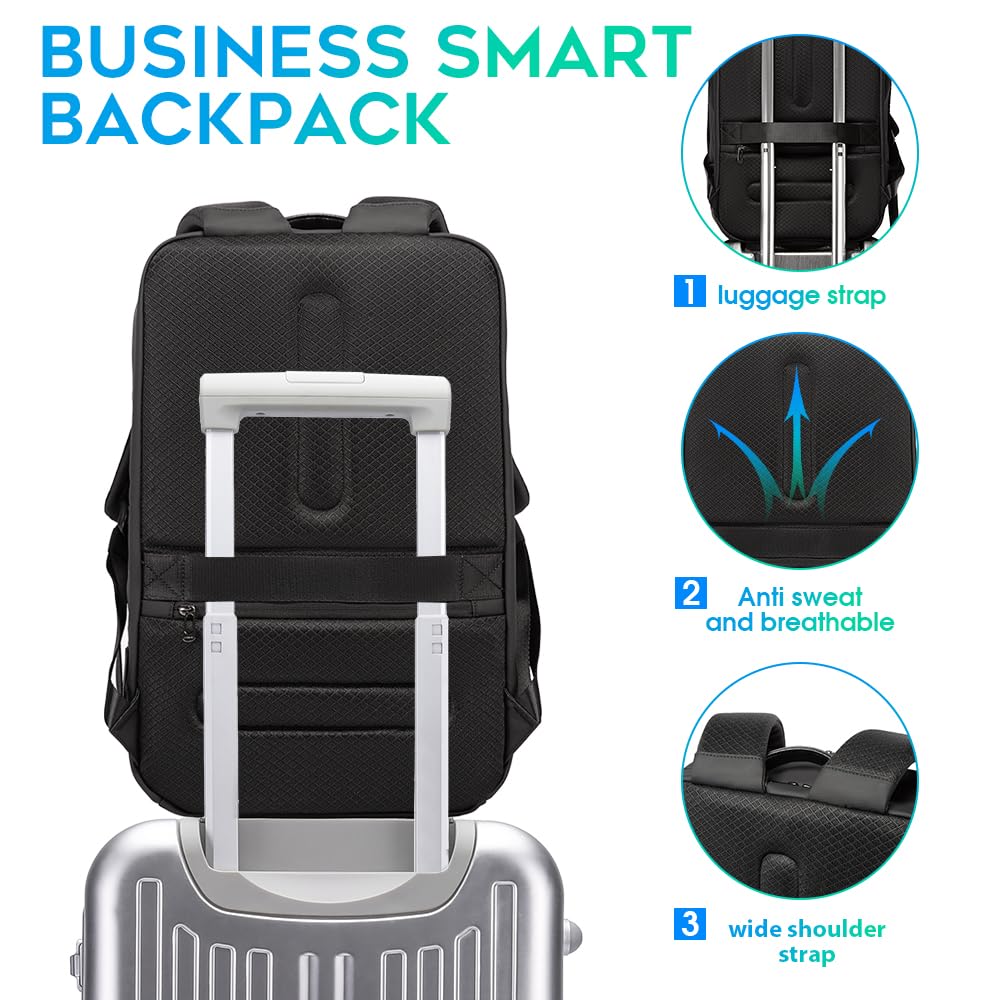 BG FUTURE AESTHETICS BANGE Smart Business Laptop Backpack