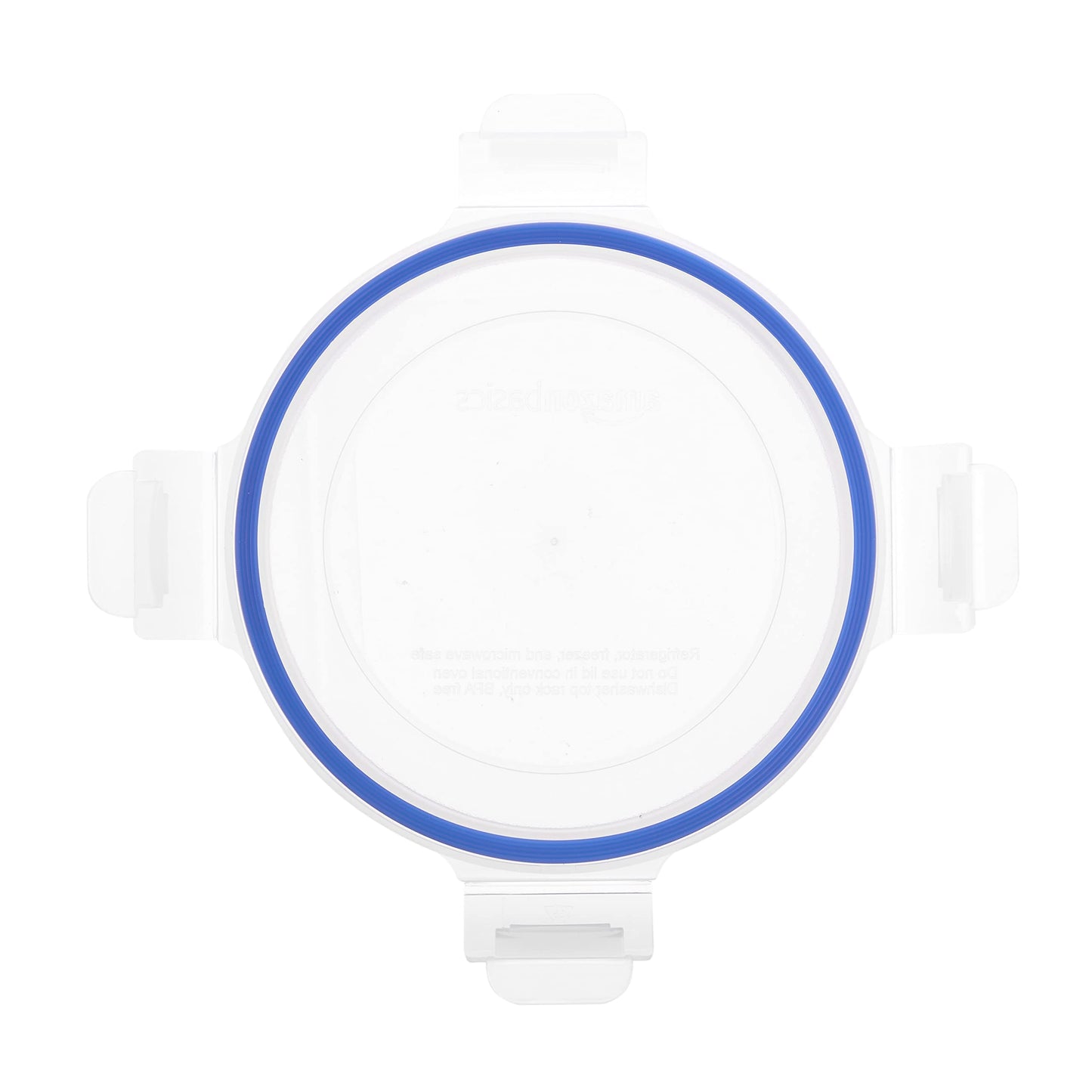 Frischhaltedosen aus Glas für Lebensmittel, 14er-Pack (7 Behälter + 7 Deckel), BPA-freie (7er Pack) , Transparent, Blau