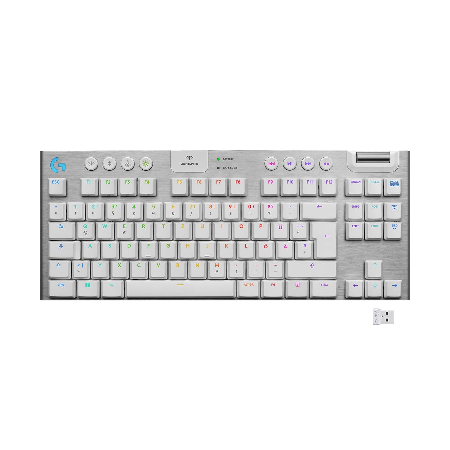 Logitech G502 X Kabelgebundene Gaming-Maus - LIGHTFORCE Hybrid optisch-mechanische Primärschalter, HERO 25K Gaming-Sensor, Kompatibel PC - macOS/Windows - Weiß