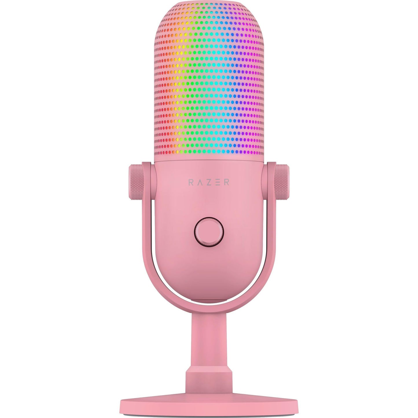Razer Seiren V3 Mini - Ultrakompaktes USB-Mikrofon (14mm Supernieren Kondensatormikrofon, Tap-to-Mute-Sensor mit LED-Anzeige, integrierter Stoßdämpfer, Plug-and-Play Design) Schwarz