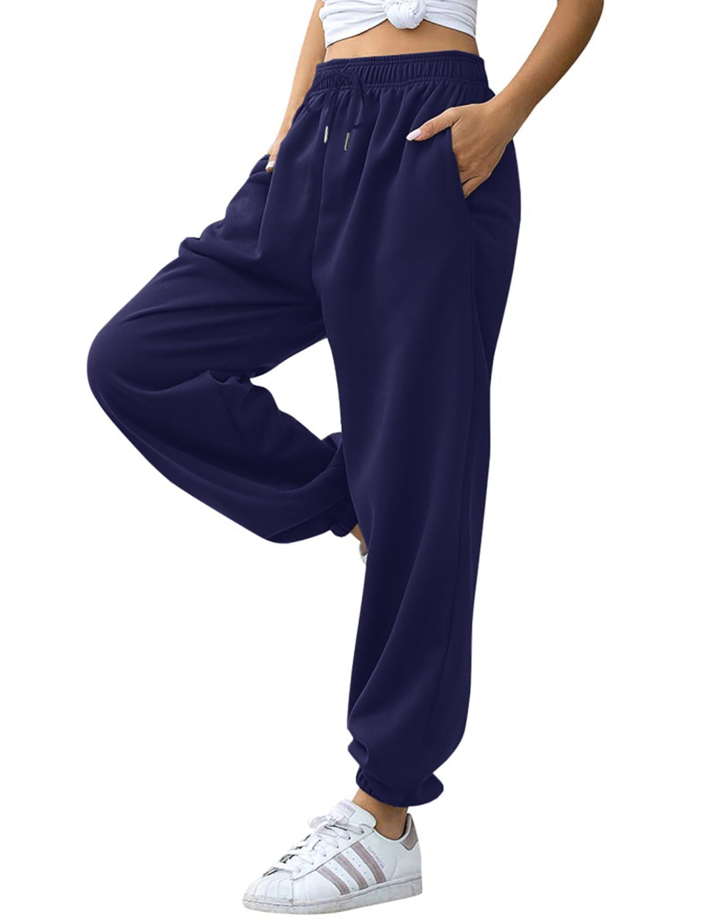 Jhsnjnr Women’s High Waist Jogging Sweatpants