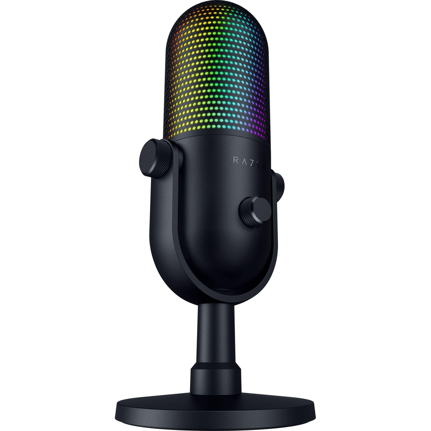 Razer Seiren V3 Mini - Ultrakompaktes USB-Mikrofon (14mm Supernieren Kondensatormikrofon, Tap-to-Mute-Sensor mit LED-Anzeige, integrierter Stoßdämpfer, Plug-and-Play Design) Schwarz