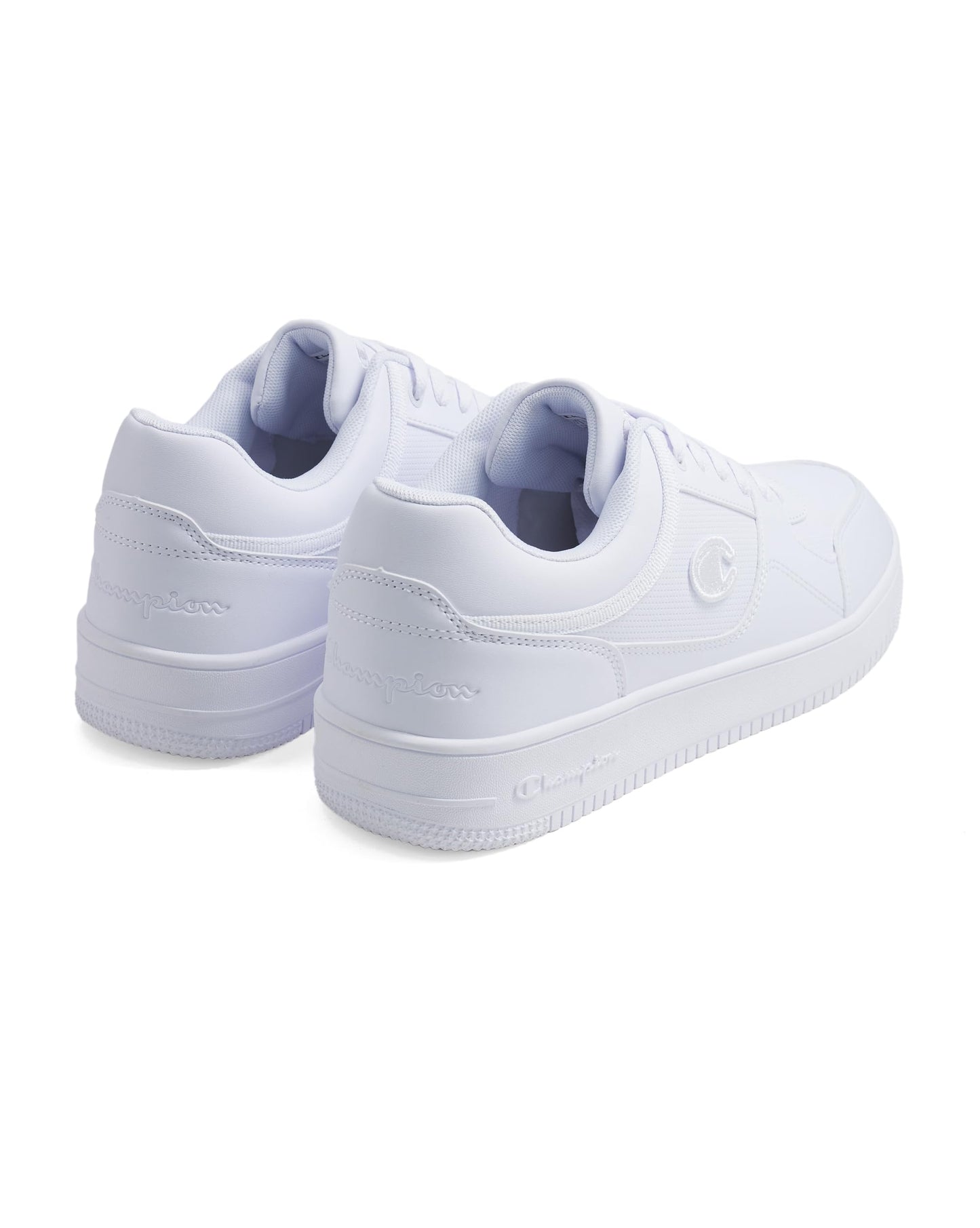 Champion Men’s Rebound Low Sneakers – PU Leather Casual Lace-Up Shoes