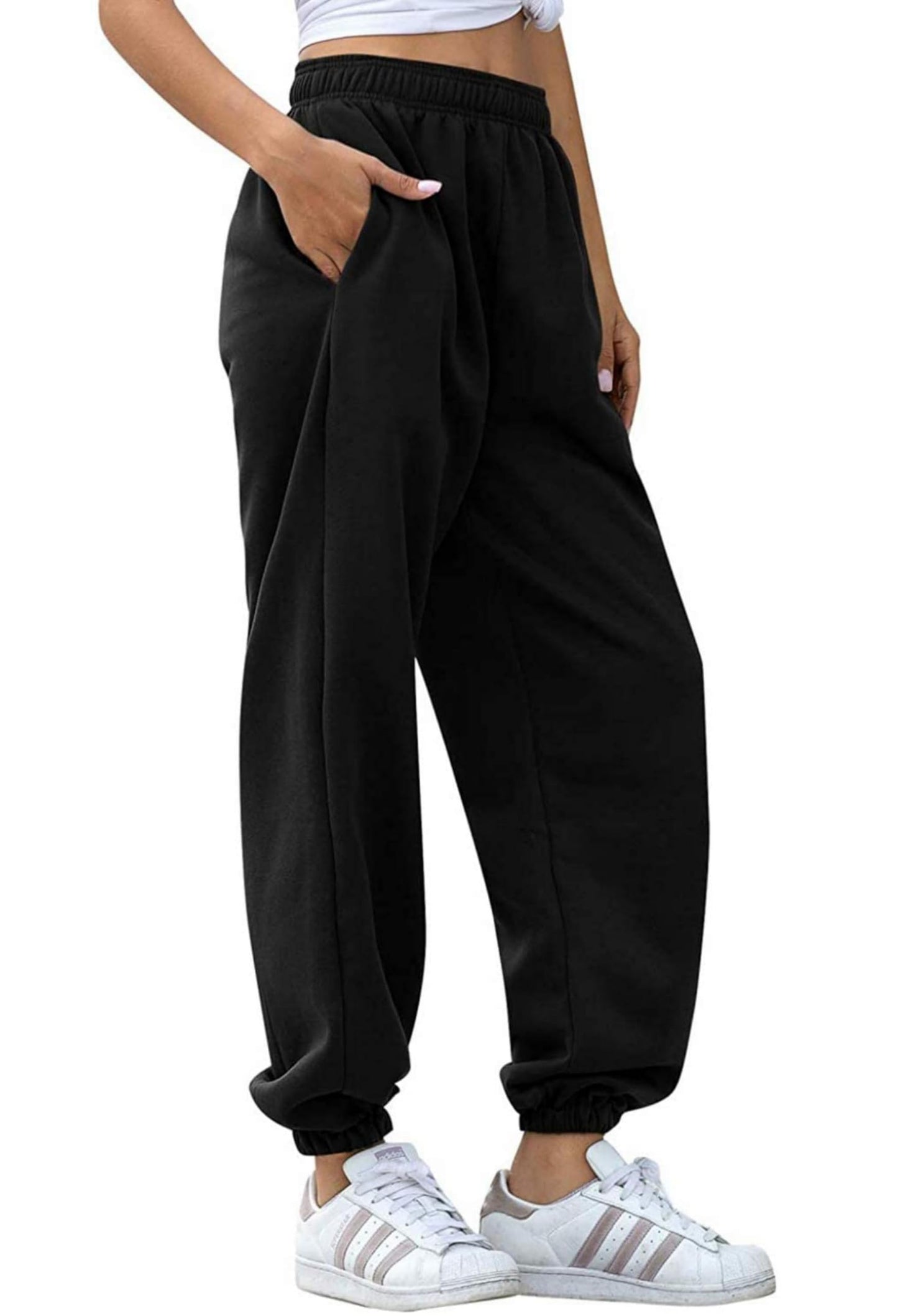 Jhsnjnr Women’s High Waist Jogging Sweatpants