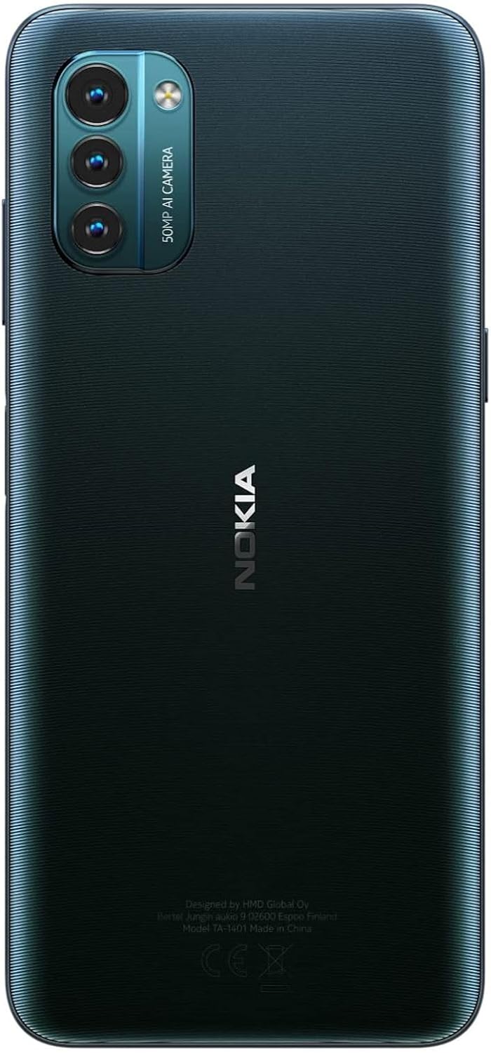 Nokia G21 64GB Unlocked Smartphone – Dual SIM, 5050mAh Battery, LTE - Nordic Blue