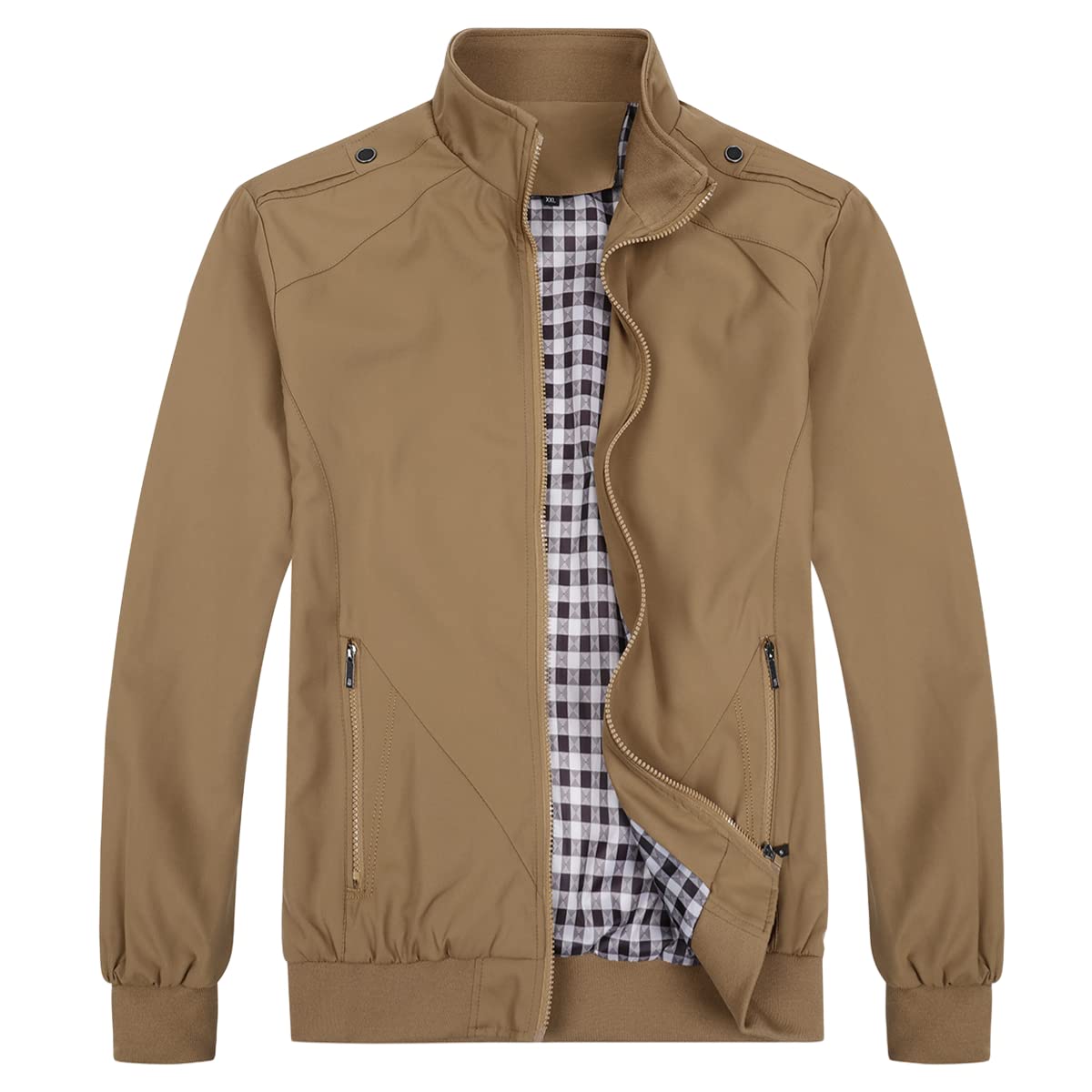 Men’s Lightweight Summer Jacket – Casual Bomber Style Transition Coat