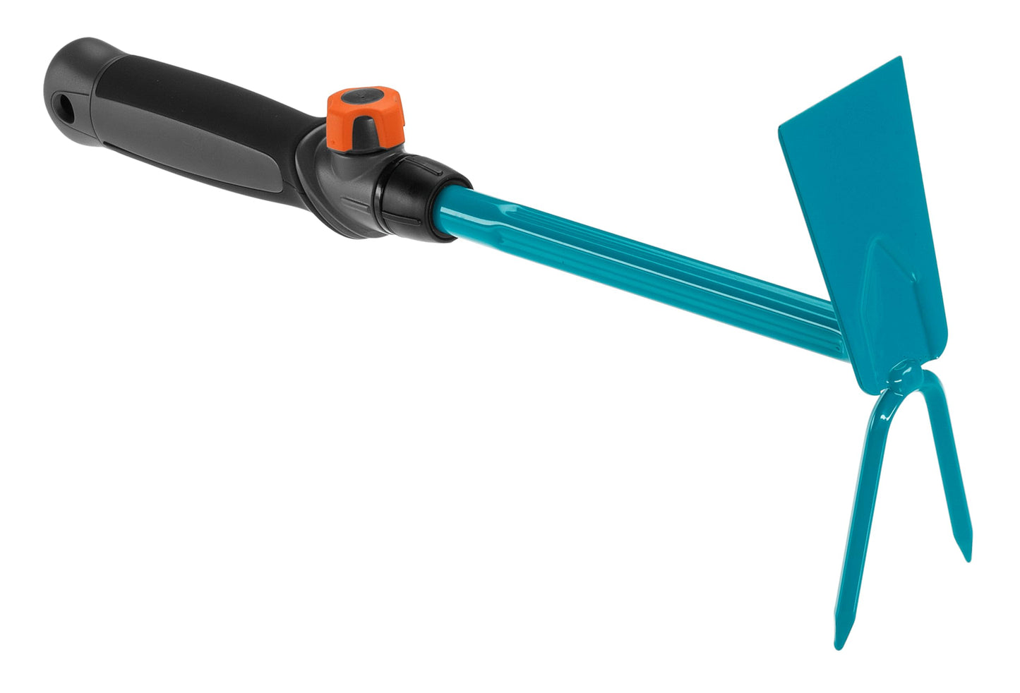 Gardena combisystem-Kleinhäckchen: 3-Zinken-Doppelhacke zum Lockern/Lüften und Jäten des Bodens, Arbeitsbreite 6,5 cm, ergonomischer Griff, Korrosionsschutz (8915-20)