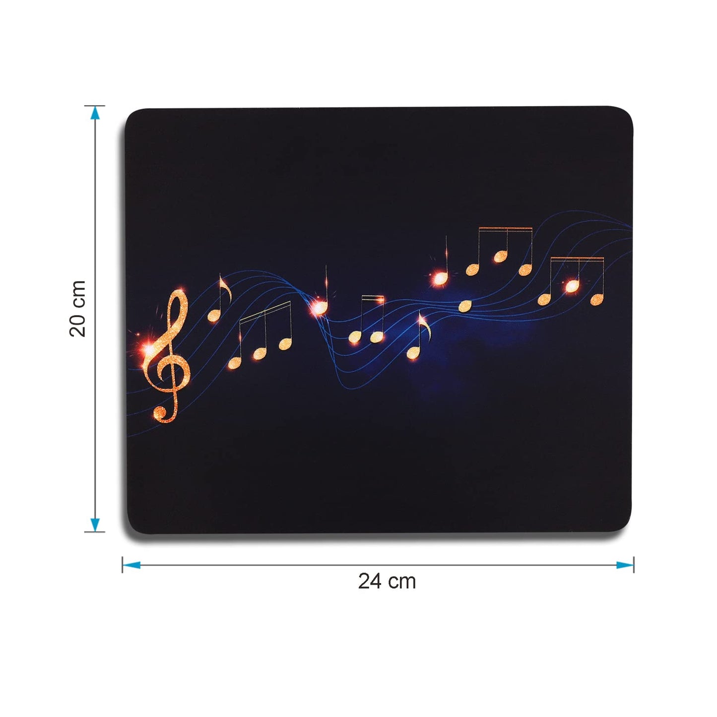 AOKSUNOVA Mauspad Office Mauspad Klein Niedliches Design 24 x 20 x 0,3 cm Mousepad mit Motiv (MF-174)