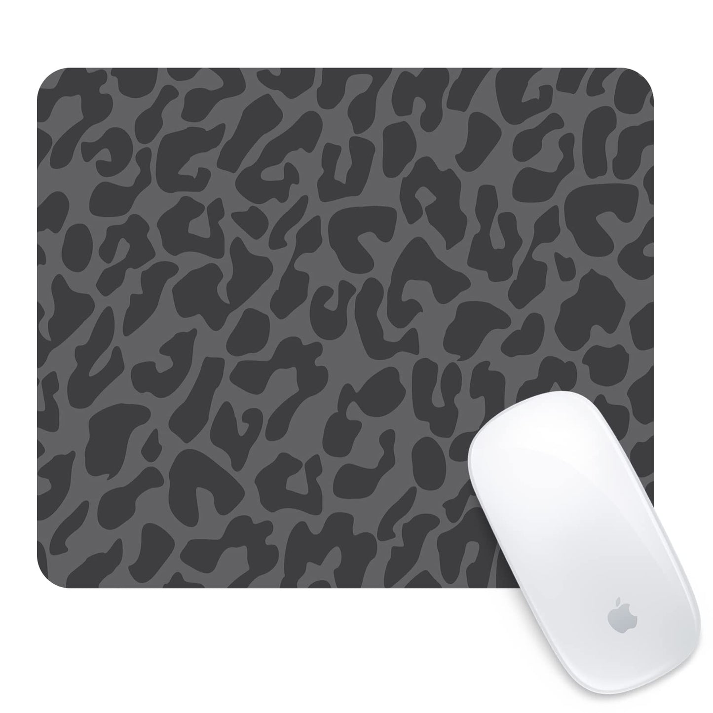 Ksriylm Mauspad,Quadratisches Niedliches Schwarzer Panther Mouse Pad,für Büro und Zuhause,Mousepad mit Motiv,wasserdichtes Mousepad,rutschfeste Gummiunterseite,Computer-Mauspads für kabellose Maus