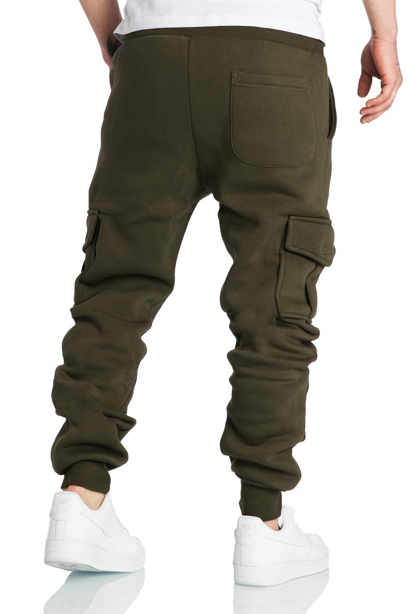 Amaci&Sons Men’s Cargo Jogger Sweatpants – Athletic Training Pants