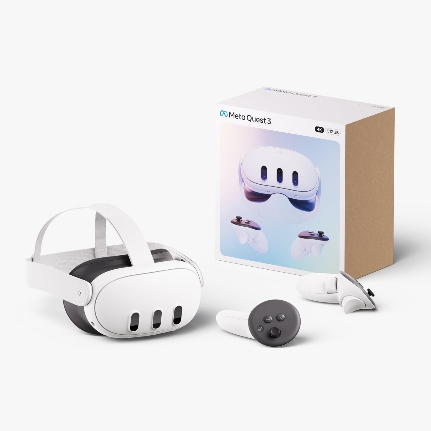 Meta Quest 3 512 GB – die leistungsstärkste Quest – ultimative Mixed-Reality-Erlebnisse – All-in-One-Headset mit Controllern, 4K-Auflösung + Infinite Display