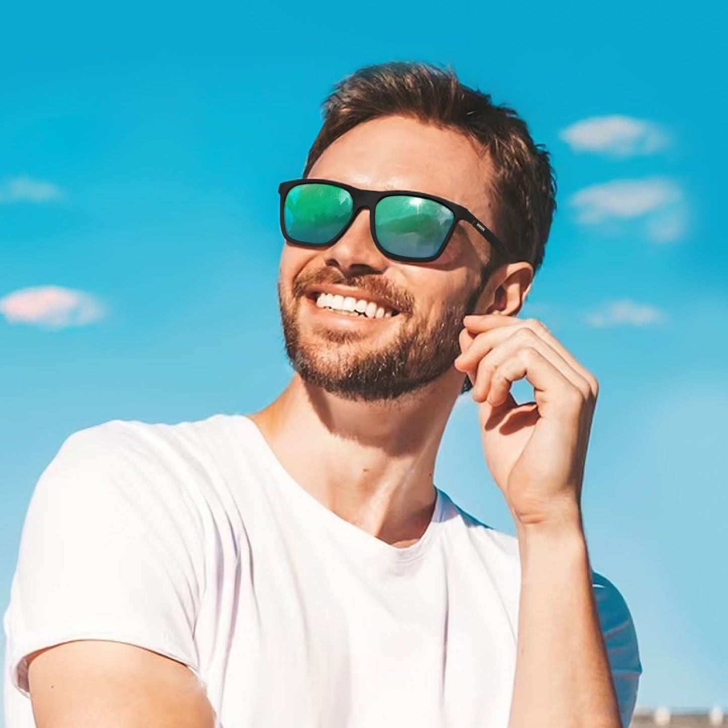 Perfectmiaoxuan Polarisierte Sonnenbrille Herren/Damen ; Vintage/Klassisch/Elegant Brillengestell; HD-Pilotobjektive; Golf/Fahren/Angeln/Reisebrille/Outdoor-Sportarten Mode Sonnenbrille