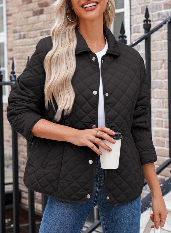 Dokotoo Women’s Quilted Winter Jacket – Warm Puffer Coat with Pockets
