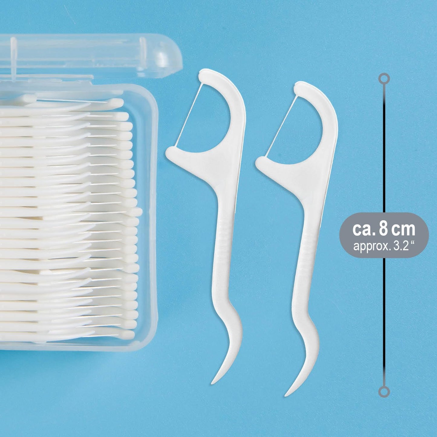 com-four® 120x Zahnzwischenraumbürste, Interdentalbürsten im Spender, Zahnpflege auf Reisen und unterwegs, Zahnreinigungsbürste mit Zahnstocher (120 Stück - im Spender)