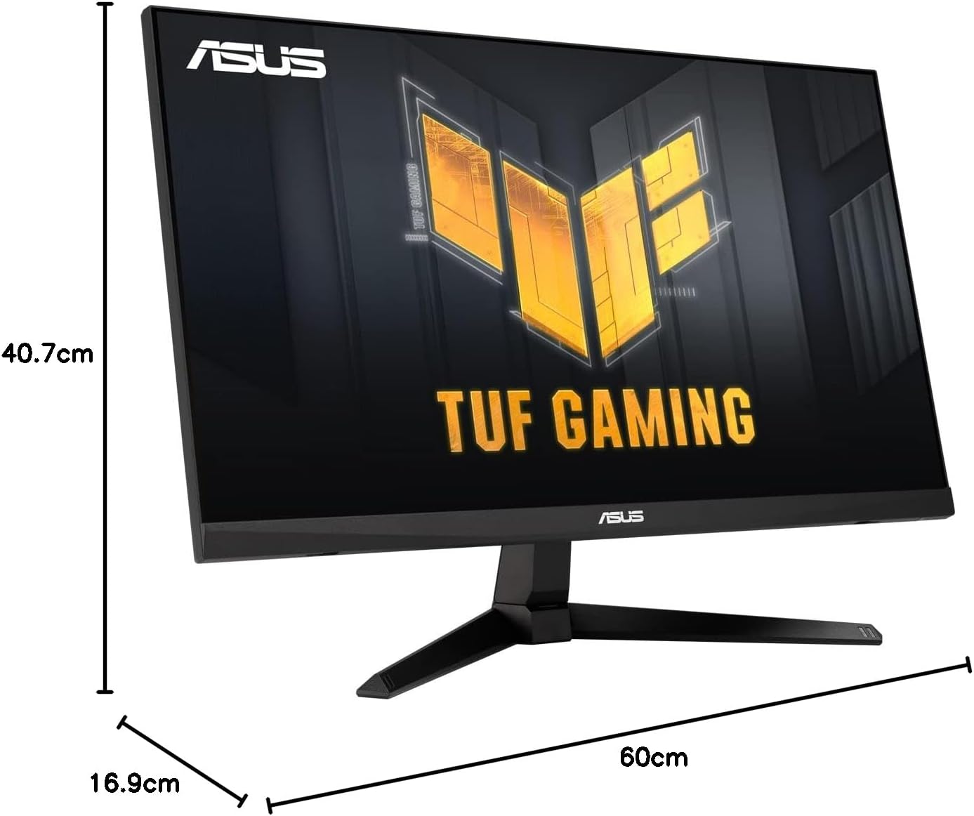 ASUS TUF Gaming VG246H1A - 24 Zoll Full HD Monitor - 100 Hz, 0.5ms MPRT, FreeSync, ELMB Sync, GameFast Input - IPS Panel, 16:9, 1920x1080, HDMI