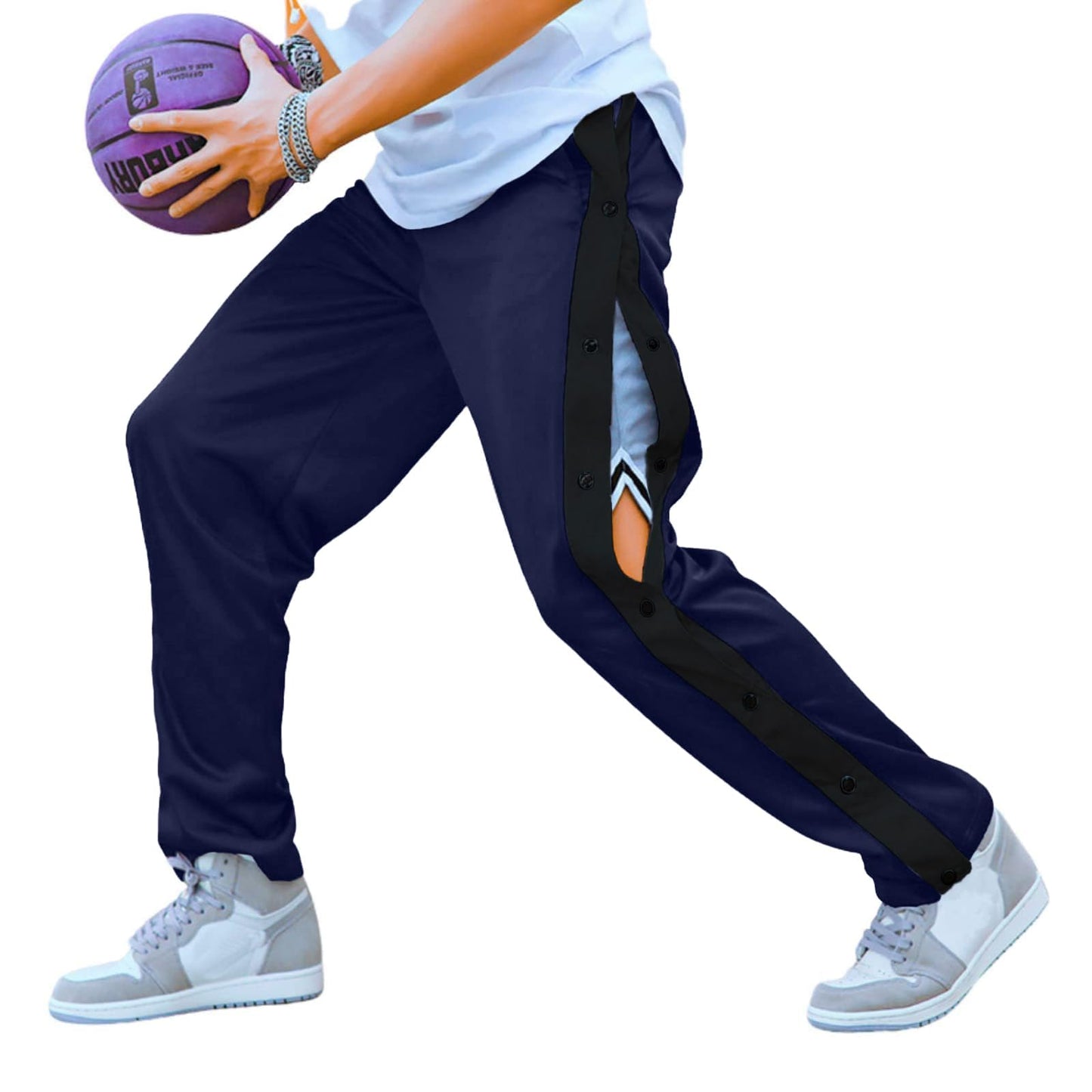 PINSPARK Men’s Rehab Joggers – Tear-Away Athletic Pants