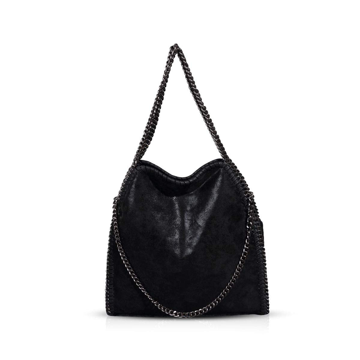 Women’s Chain Crossbody Bag – Large Hobo Shoulder Bag